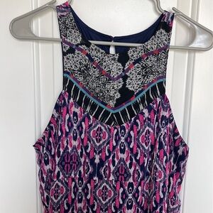 Express Tribal Print Maxi Dress. Size LARGE. In excellent condition.